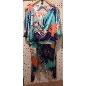 Bisou Bisou Michele Bohbot Size 10 Dress Floral